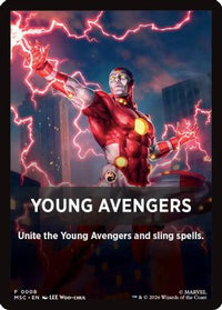 Young Avengers Theme Card (0008) (MSC-008) - Commander: Marvel Super Heroes