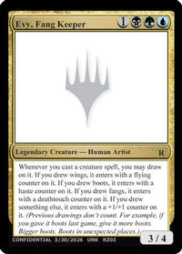 Evy, Fang Keeper (UNK-) - Un-Known Event Playtest Cards