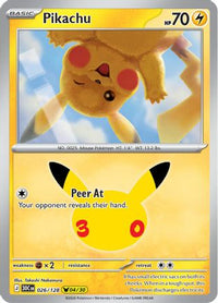 Pikachu (26/128)  - ME 30th Celebration Holofoil