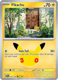 Pikachu (39/128)  - ME 30th Celebration Holofoil