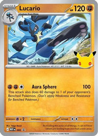 Lucario (30th Celebration) (95) - ME Mega Evolution Promo Holofoil