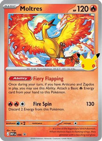Moltres (30th Celebration) (96) - ME Mega Evolution Promo Holofoil