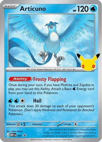 Articuno (30th Celebration) (97) - ME Mega Evolution Promo Holofoil