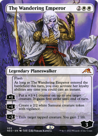 The Wandering Emperor (Borderless) [Kamigawa: Neon Dynasty]