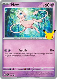 Mew (30th Celebration) (105) - ME Mega Evolution Promo Holofoil