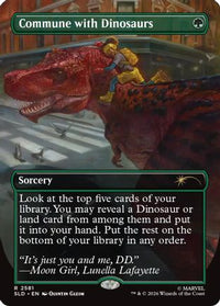 Commune with Dinosaurs (SLD-2581) - Secret Lair Drop Series Foil