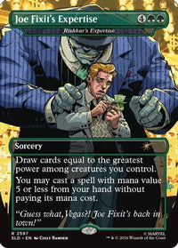 Joe Fixit's Expertise - Rishkar's Expertise (SLD-2597) - Secret Lair Drop Series Foil