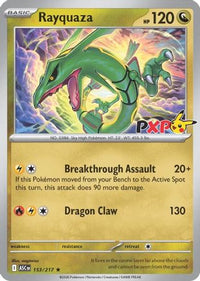 Rayquaza (Cosmos Holo) (153/217)  - Miscellaneous Cards & Products Holofoil