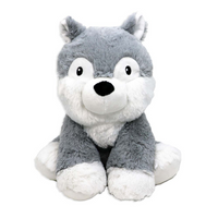 12" SITTING ANIMALS - WOLF (Special Order)