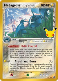 Metagross (Delta Species) (11/113)  - ME 30th Celebration Classic Collection Holofoil