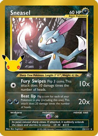Sneasel (25/111)  - ME 30th Celebration Classic Collection Holofoil