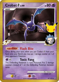 Crobat G (47/127)  - ME 30th Celebration Classic Collection Holofoil