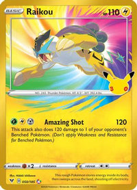Raikou (50/185)  - ME 30th Celebration Classic Collection Holofoil