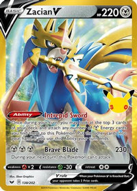 Zacian V (138) - ME 30th Celebration Classic Collection Holofoil