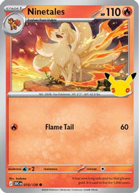 Ninetales (10/128)  - ME 30th Celebration Holofoil