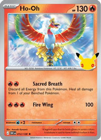 Ho-Oh (12/128)  - ME 30th Celebration Holofoil