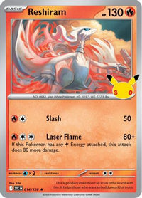Reshiram (14/128)  - ME 30th Celebration Holofoil