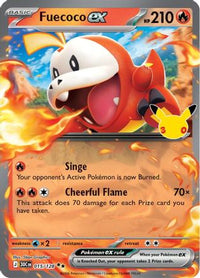 Fuecoco ex (15/128)  - ME 30th Celebration Holofoil