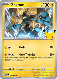 Zekrom (56/128)  - ME 30th Celebration Holofoil