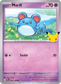 Marill (67/128)  - ME 30th Celebration Holofoil
