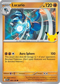 Lucario (83) - ME 30th Celebration Holofoil