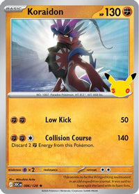 Koraidon (86/128)  - ME 30th Celebration Holofoil