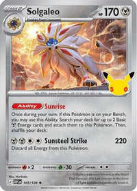 Solgaleo (105/128)  - ME 30th Celebration Holofoil