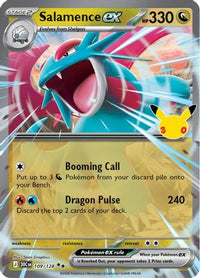 Salamence ex (109/128)  - ME 30th Celebration Holofoil