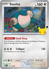 Snorlax (119/128)  - ME 30th Celebration Holofoil