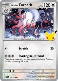Hisuian Zoroark (123/128)  - ME 30th Celebration Holofoil