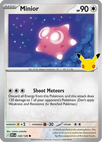 Minior (124/128)  - ME 30th Celebration Holofoil