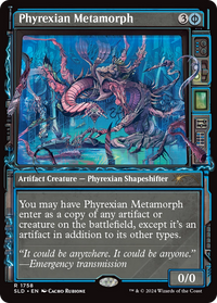 Phyrexian Metamorph (SLD-1758) - Secret Lair Drop: (Showcase) Foil