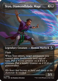 Teyo, Diamondblade Mage (Borderless) (FRA-306) - Reality Fracture