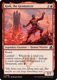Koth, the Geomancer (FRA-248) - Reality Fracture