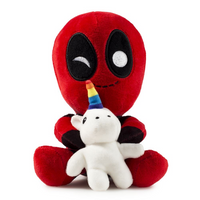 MARVEL - DEADPOOL w/UNICORN- 7.5" PHUNNY PLUSH (Special Order)