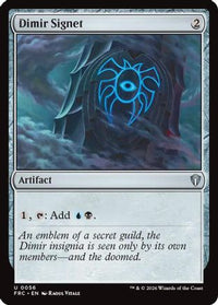 Dimir Signet (-056) - Commander: Reality Fracture