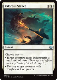 Valorous Stance (FDC-055) - Commander: Foundations