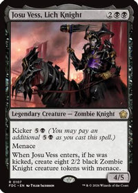 Josu Vess, Lich Knight (FDC-107) - Commander: Foundations