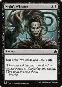 Night's Whisper (FDC-119) - Commander: Foundations
