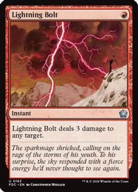 Lightning Bolt (FDC-163) - Commander: Foundations