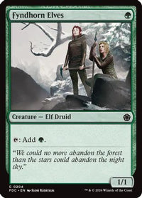 Fyndhorn Elves (FDC-204) - Commander: Foundations