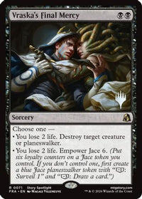 Vraska's Final Mercy (PPFRA-071) - Promo Pack: Reality Fracture Foil