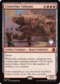 Craterclaw Colossus (PPFRA-078) - Promo Pack: Reality Fracture Foil