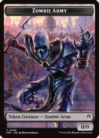 Zombie Army // Goblin Double-Sided Token (FRC-8 // 9) - Commander: Reality Fracture