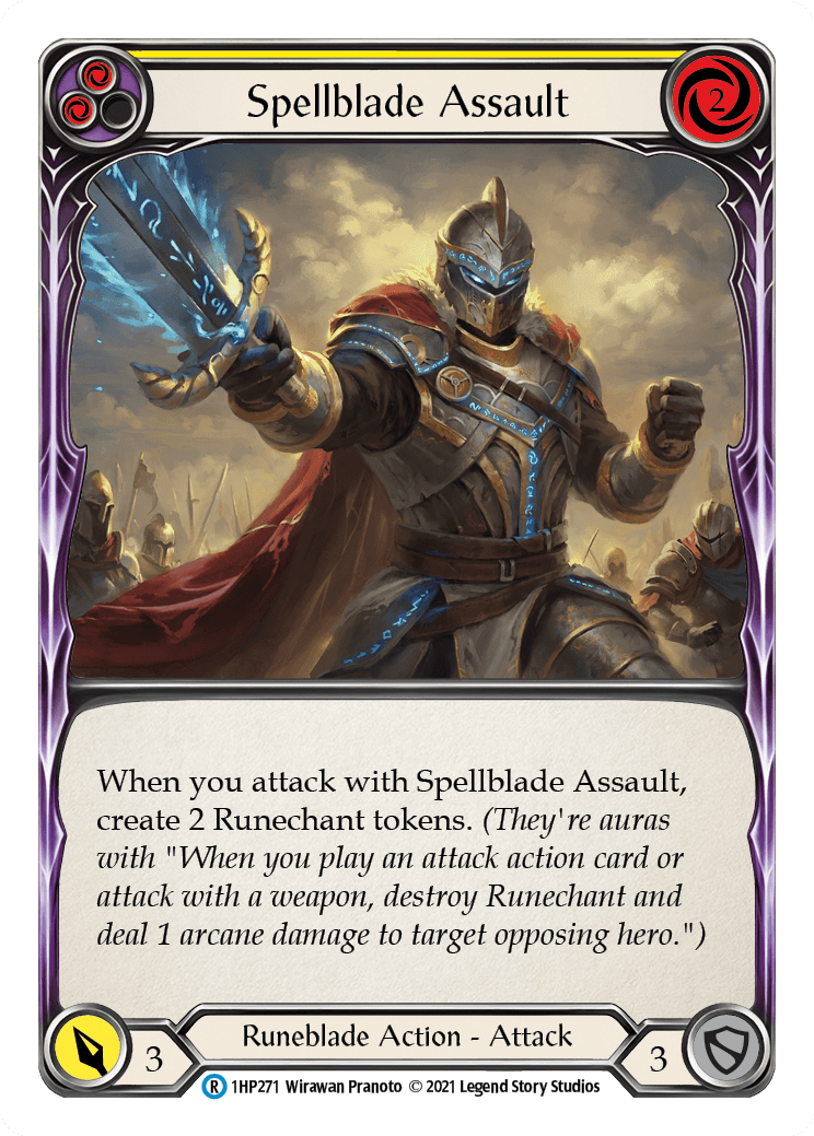Spellblade Assault (Yellow) [1HP271] (History Pack 1) - POKÉ JEUX