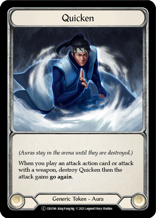 Quicken [U-CRU196-RF] (Crucible of War) Rainbow Foil - POKÉ JEUX