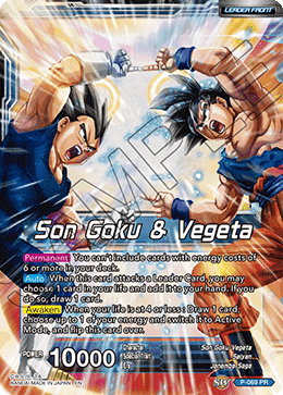 Son Goku & Vegeta // Miracle Strike Gogeta (P-069) [Mythic Booster] - POKÉ JEUX