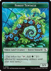 Forest Tentacle // Beast Double-Sided Token (FRA-9 // 8) - Reality Fracture Foil