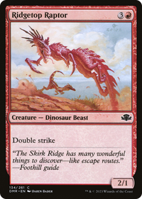 Ridgetop Raptor [Dominaria Remasterisé] 