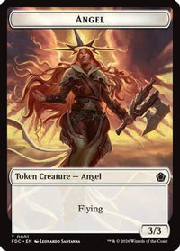 Angel (0001) // Myr Double-Sided Token (FDC-1 // 15) - Commander: Foundations Foil
